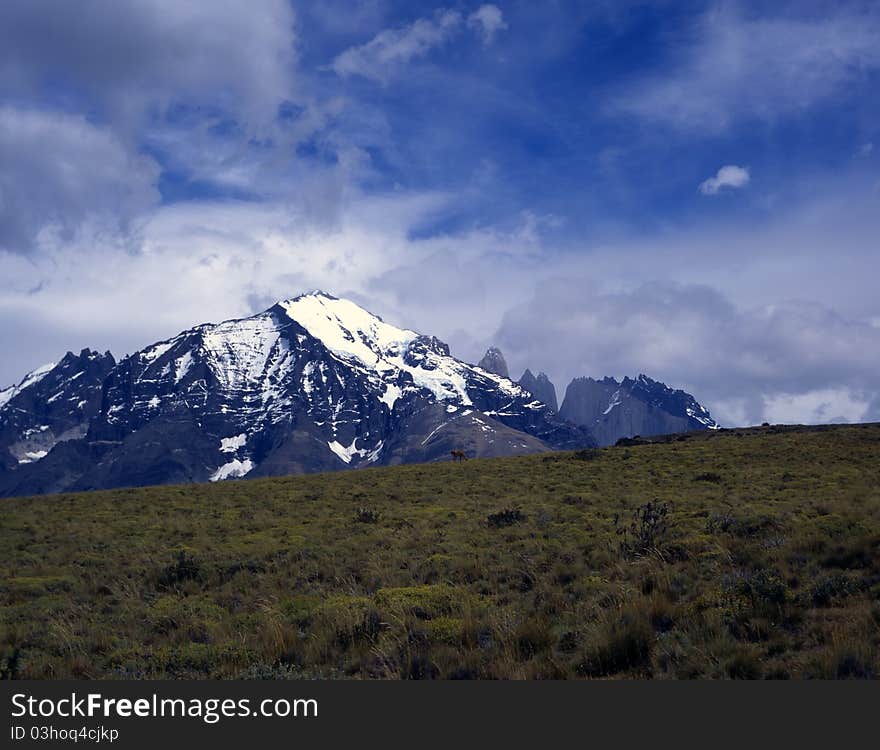 Torres Del Paine In Patagonia, Argentina