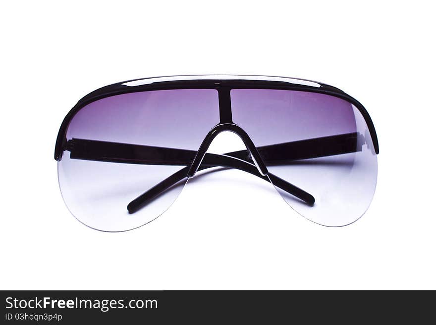 Sunglasses isolated on the white background