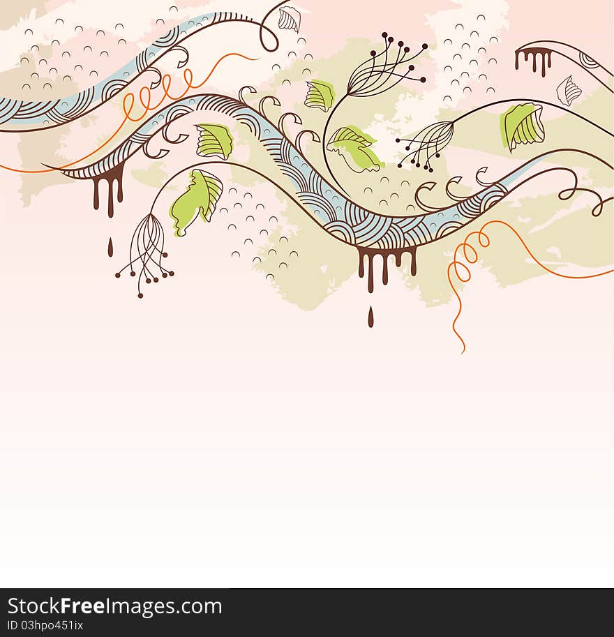 Floral background.