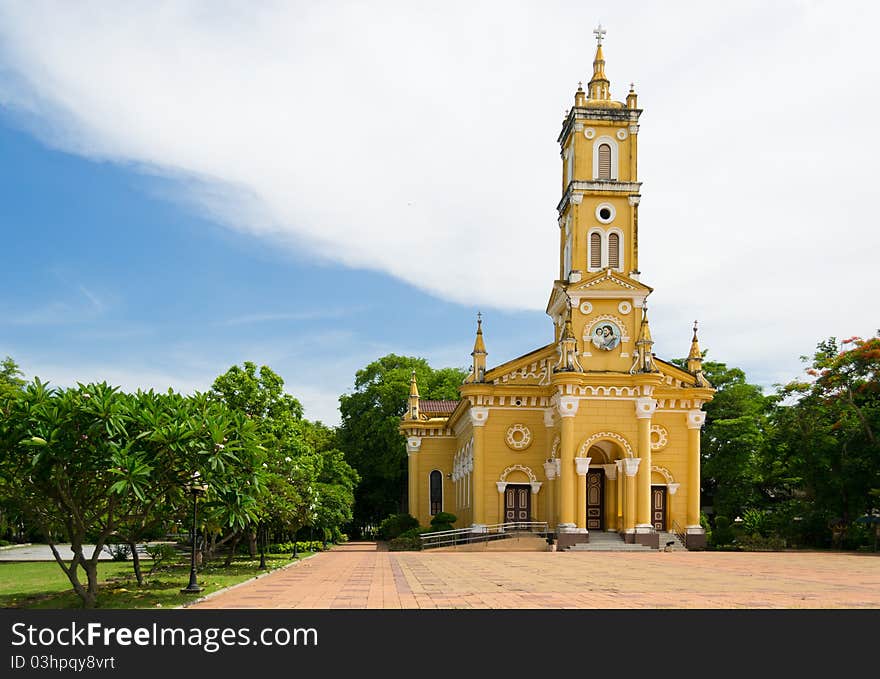 St.Joseph church in Ayuthaya,Thailand