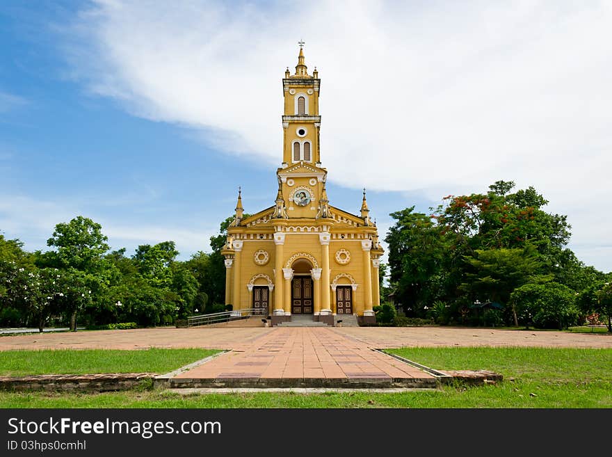 St.Joseph church in Ayuthaya,Thailand