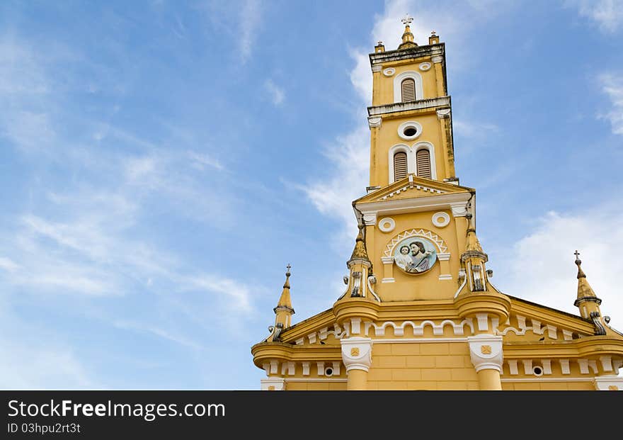 St.Joseph church in Ayuthaya,Thailand