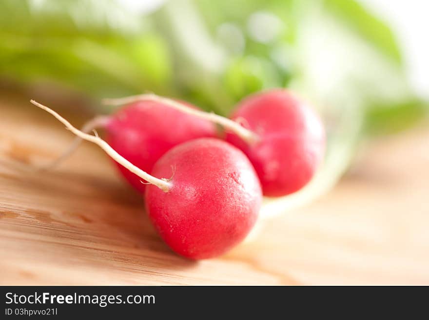 Fresh radishes