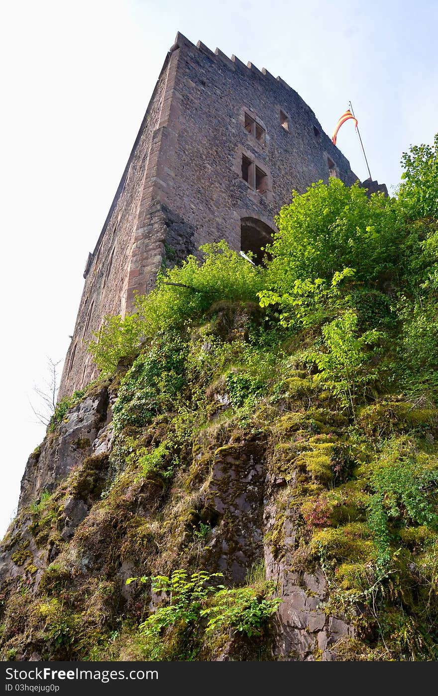 Ruin of castle Hohengeroldseck