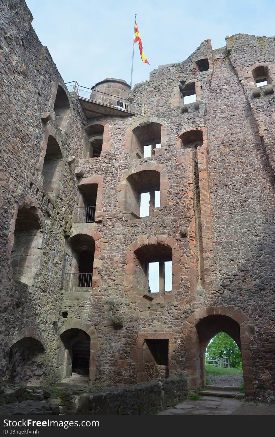 Ruin of castle Hohengeroldseck