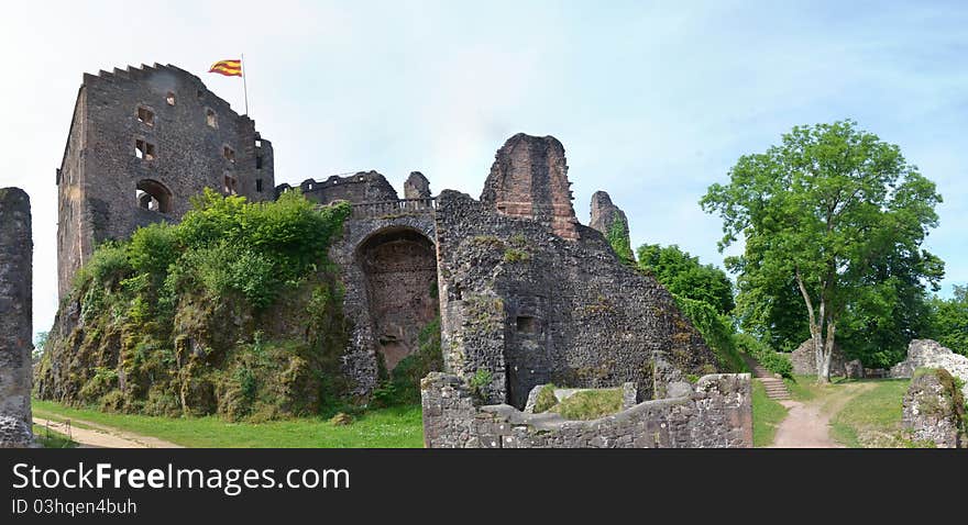 Ruin of castle Hohengeroldseck