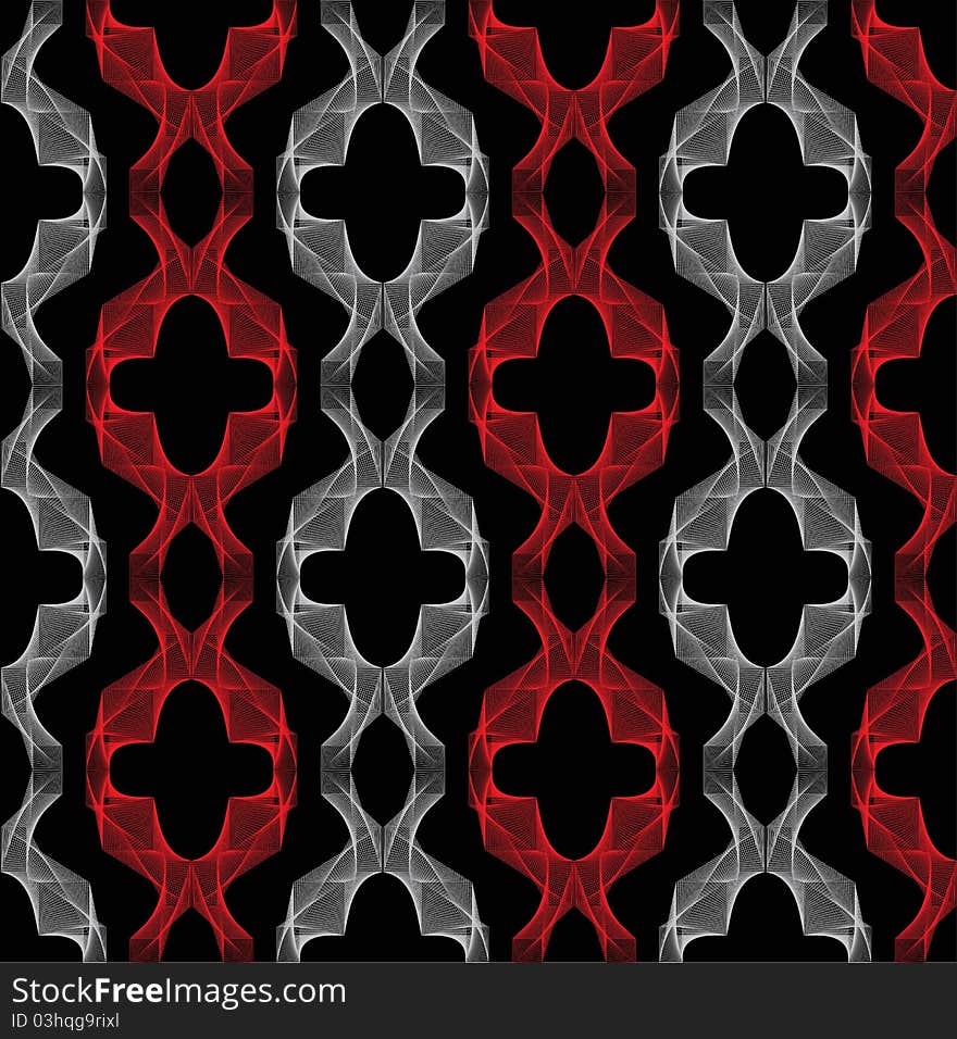 Texture red and gray, wallpaper, guilloche