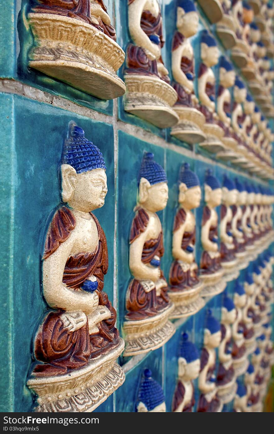 Wall of Buddha