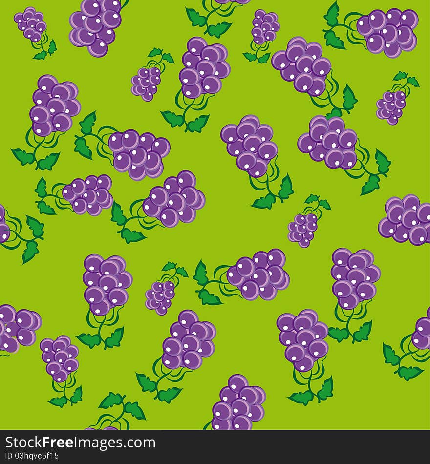 Abstract pattern with grapes