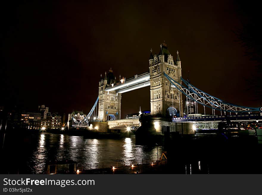 Tower Bridge At Night