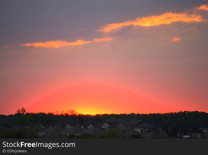 Sunset Rainbow