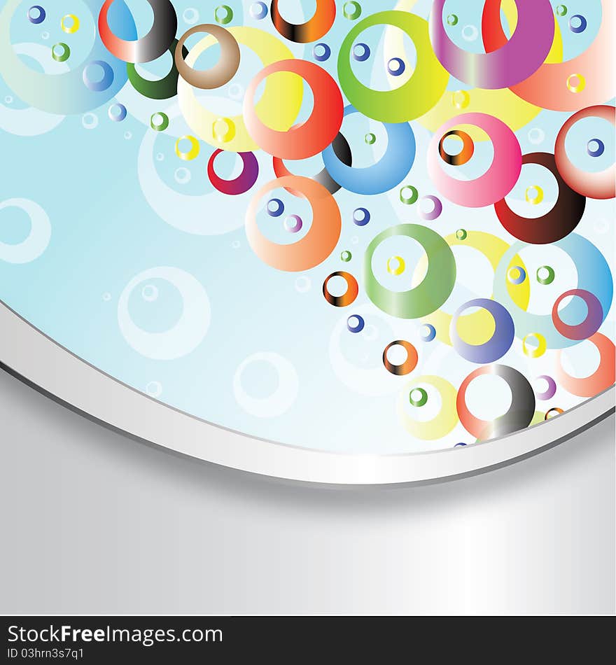 Abstract Bubble Background