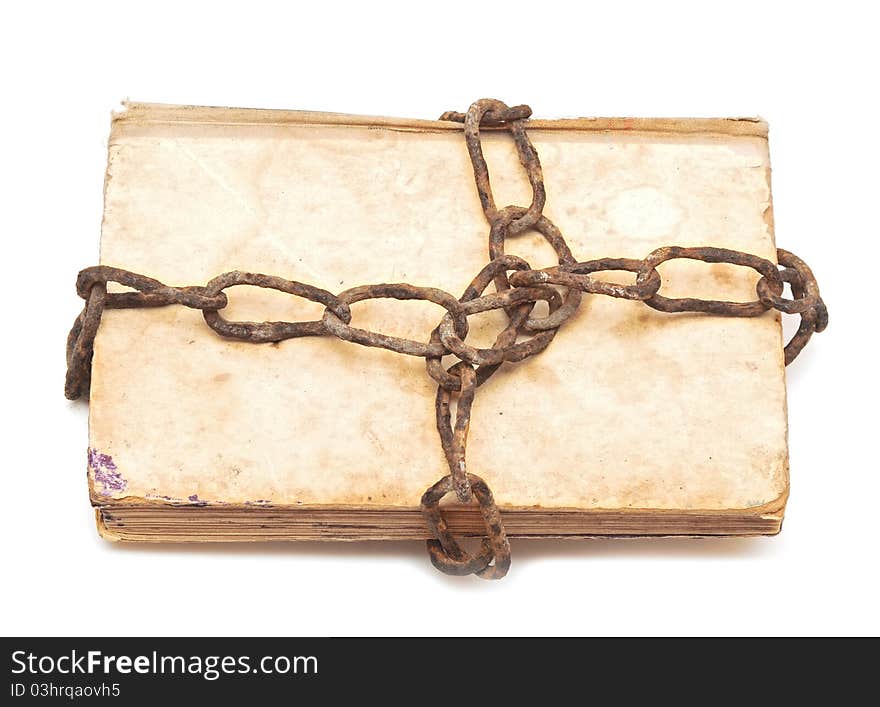 Old Book With Chain