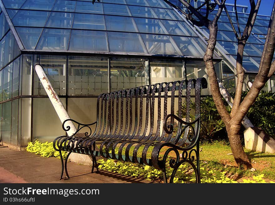 Bench in the Garden