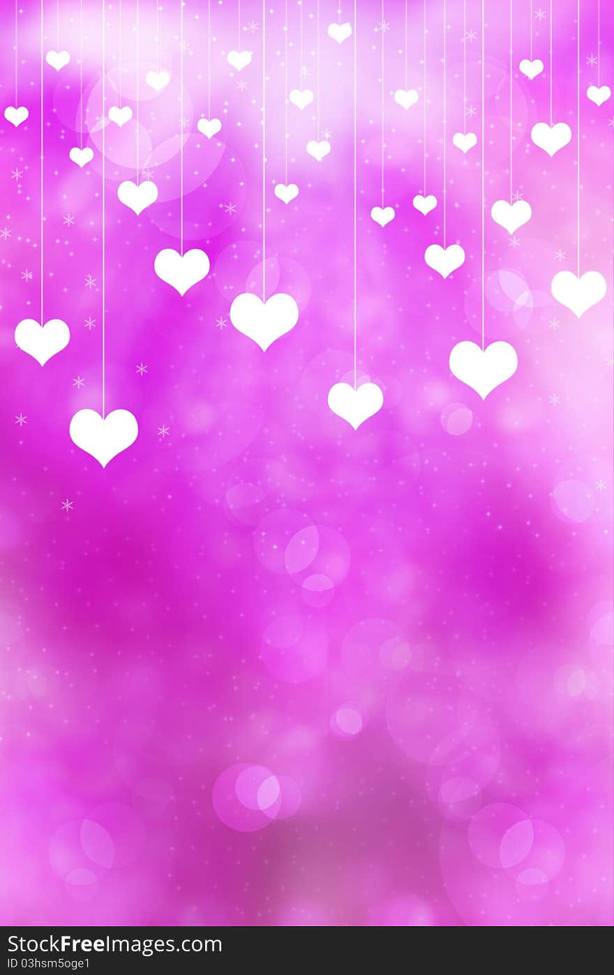 Abstract Background with a heart