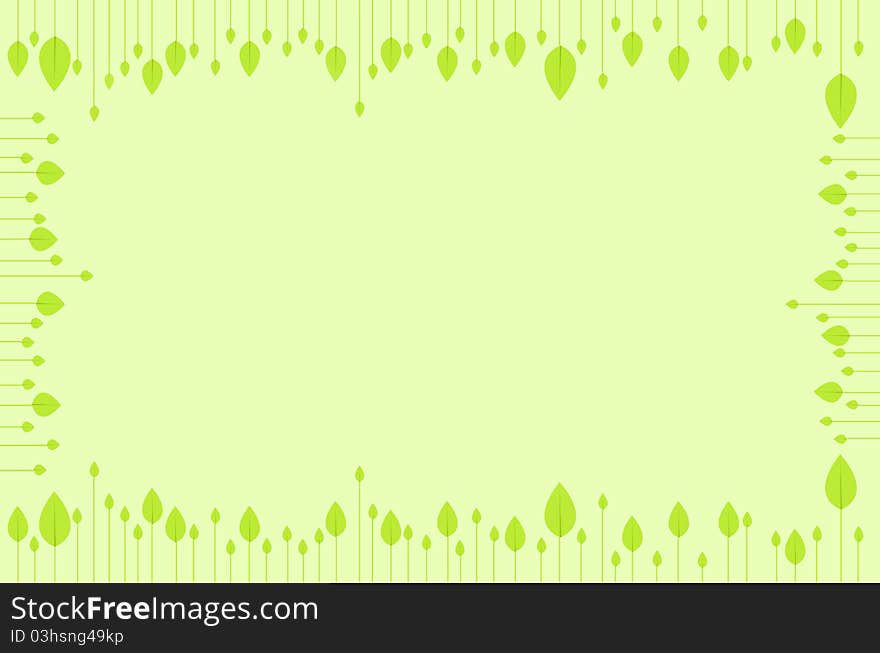 Green leaves background