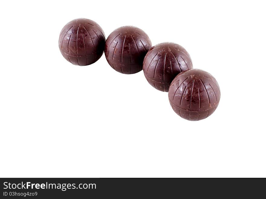 Dark brown Chocolate balls