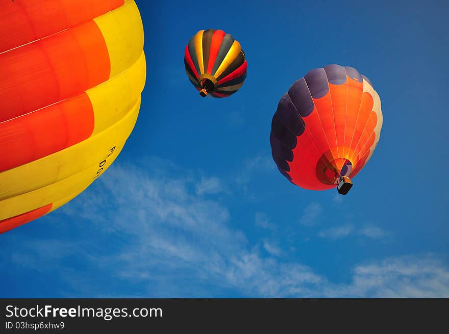 Balloon with blue sky