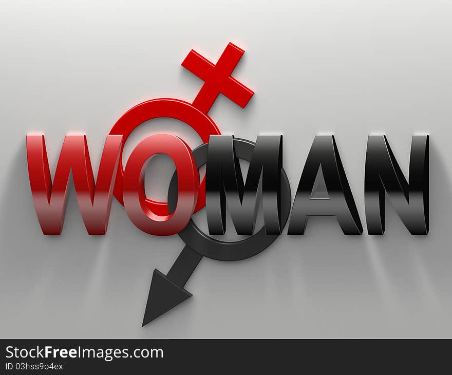 Word syllable by syllable woman divided into two opposite word. Word syllable by syllable woman divided into two opposite word