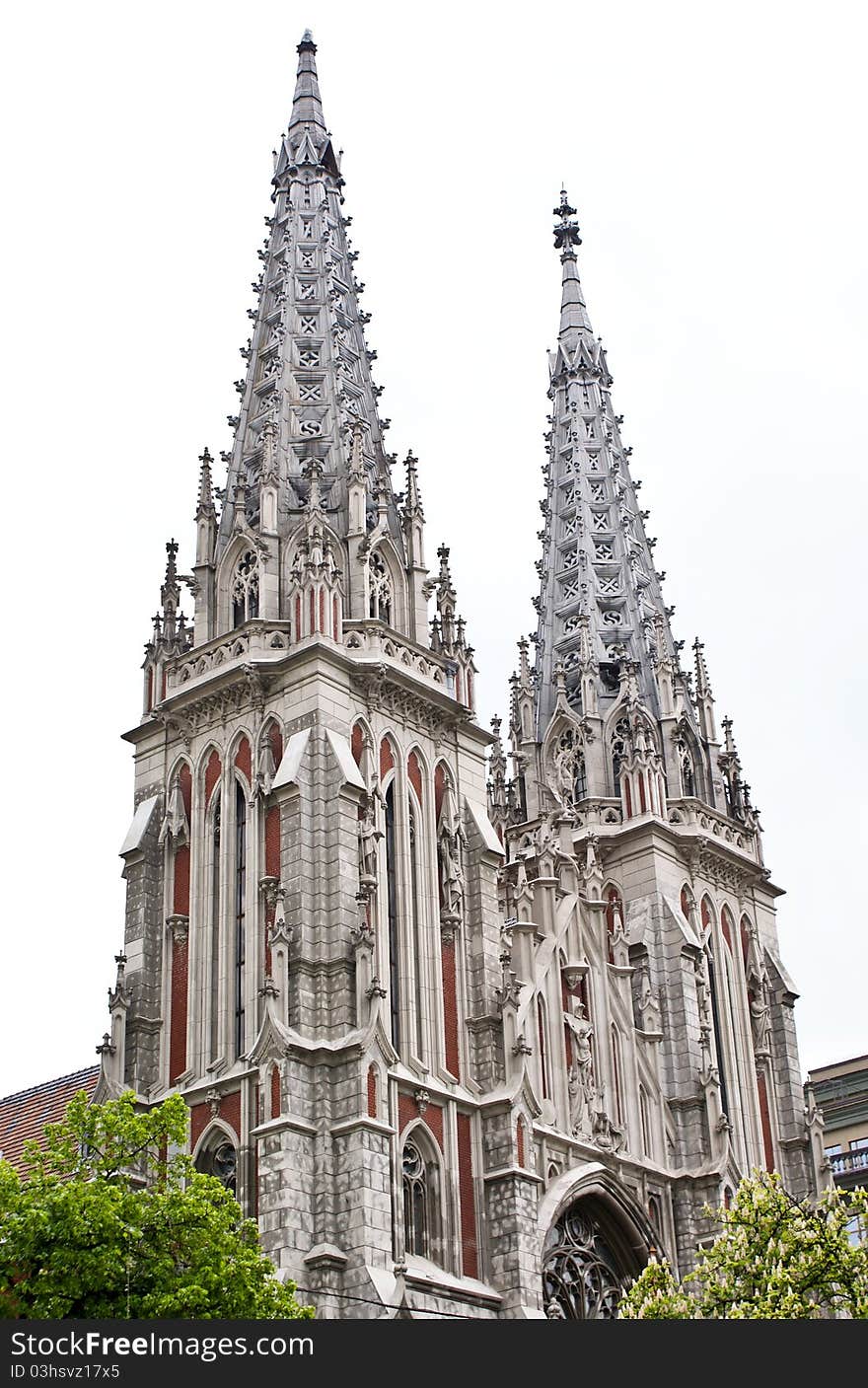 Architecture. Catholic church in Kiev.