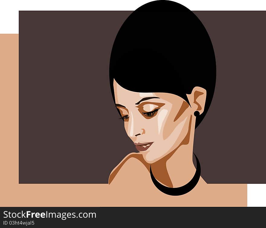 Stock Photo:
portrait beautiful woman