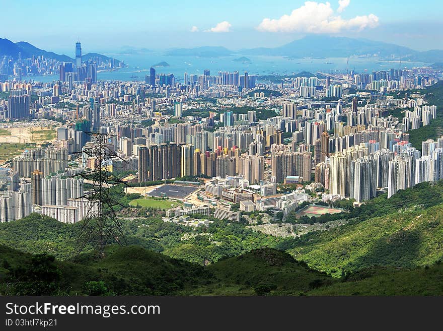 Shooting high in the Mountains at Feingo shan , Hong Kong. Shooting high in the Mountains at Feingo shan , Hong Kong