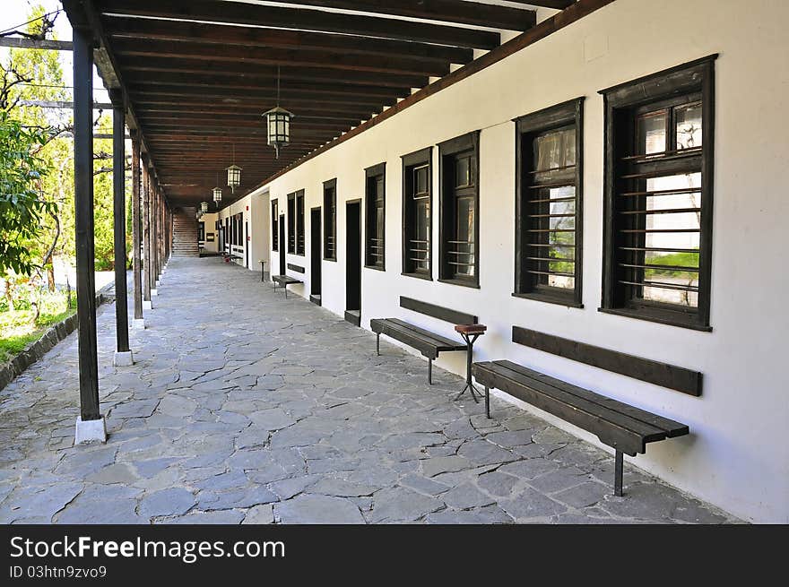 Rustic porch