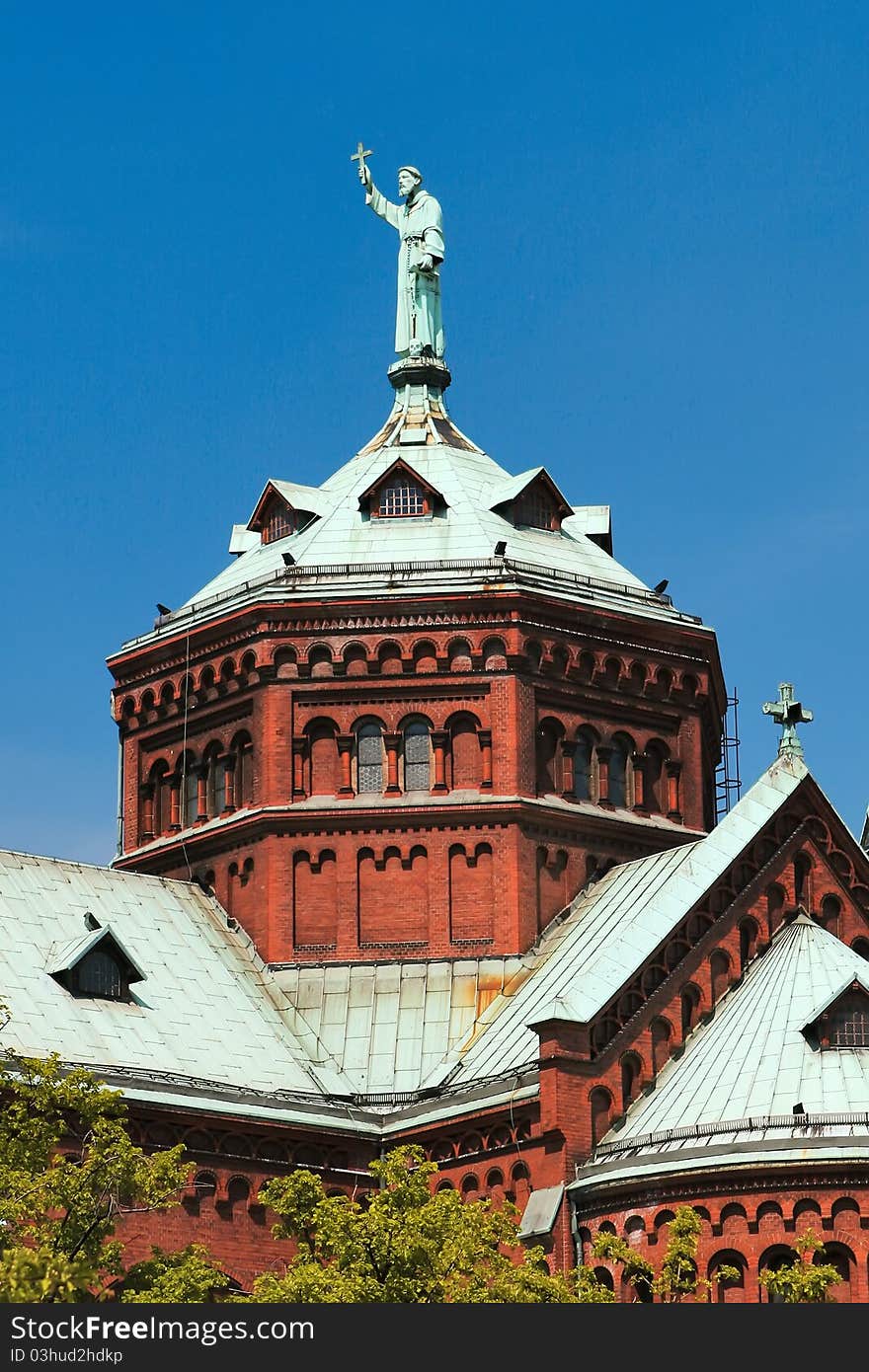 Christian basilica dome.