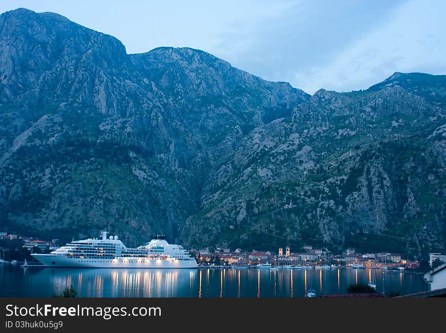 Twilight in Kotor, Montenegro