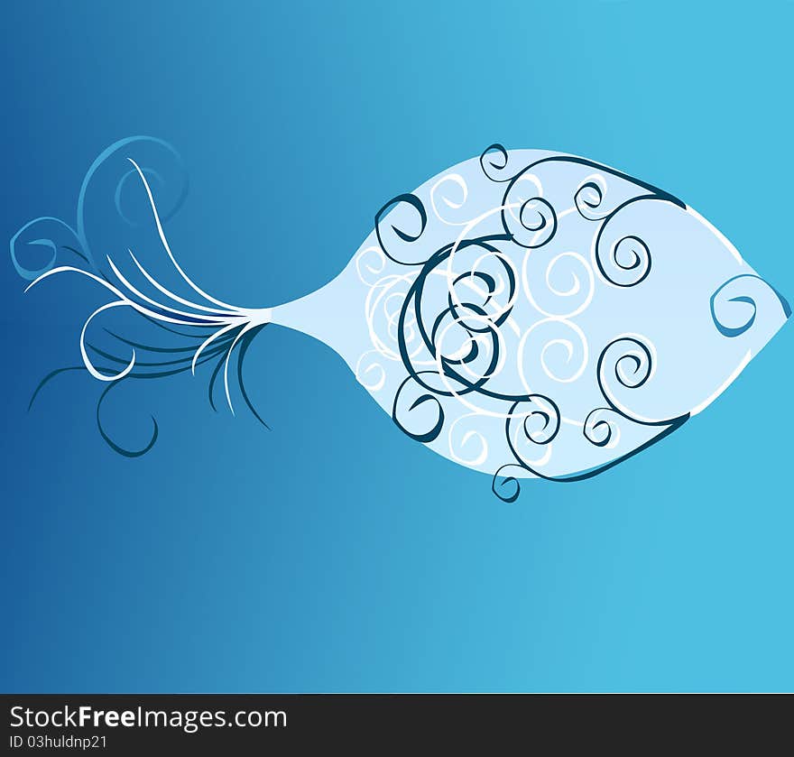 Abstract Fish  Illustration