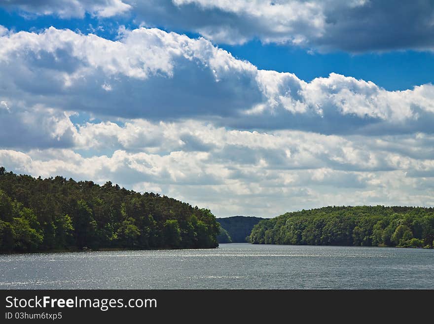 On a lake in Germany. On a lake in Germany.