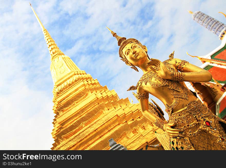 Kinnaree at Wat Phra Kaew