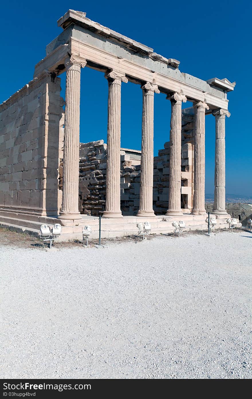 Classical temple Erechteion, Acropolis, Athens, Greece