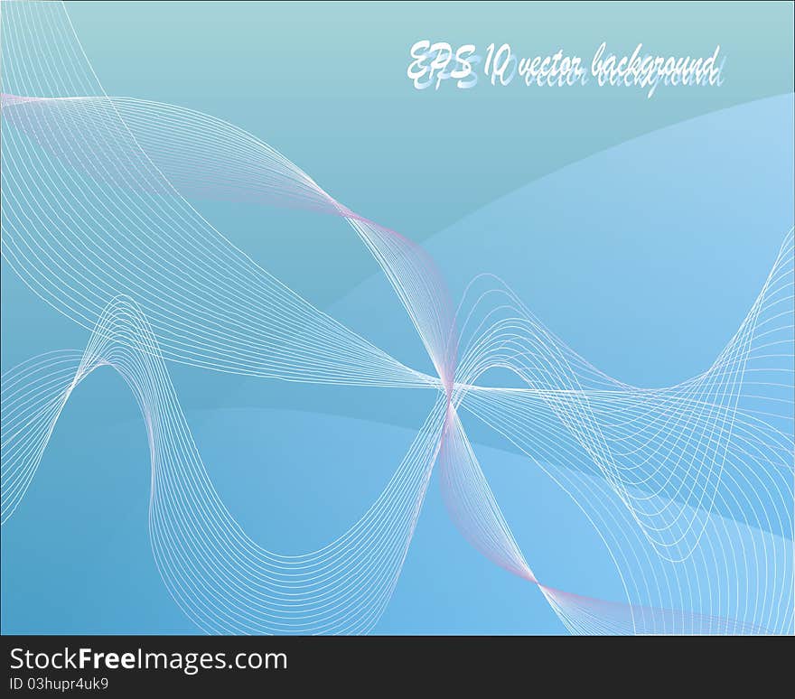 Cool and fresh wavy abstract background with a place for your text. Cool and fresh wavy abstract background with a place for your text