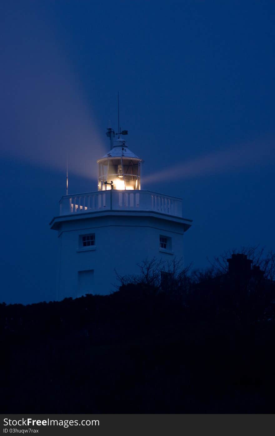 Cromer lighthouse at night 2