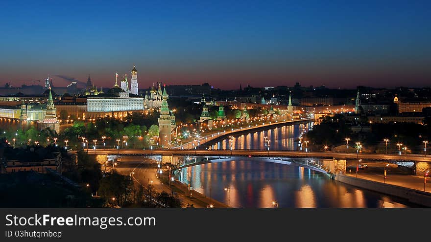 The Moscow Kremlin at morning