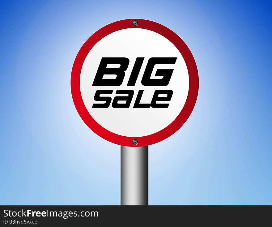 Big sale sign