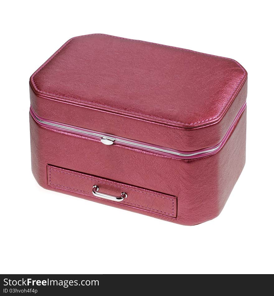 Pink box for jewelery and trinkets