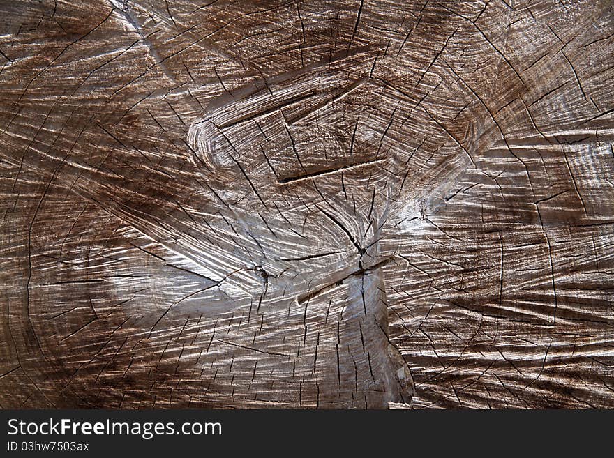 Texture of the wood