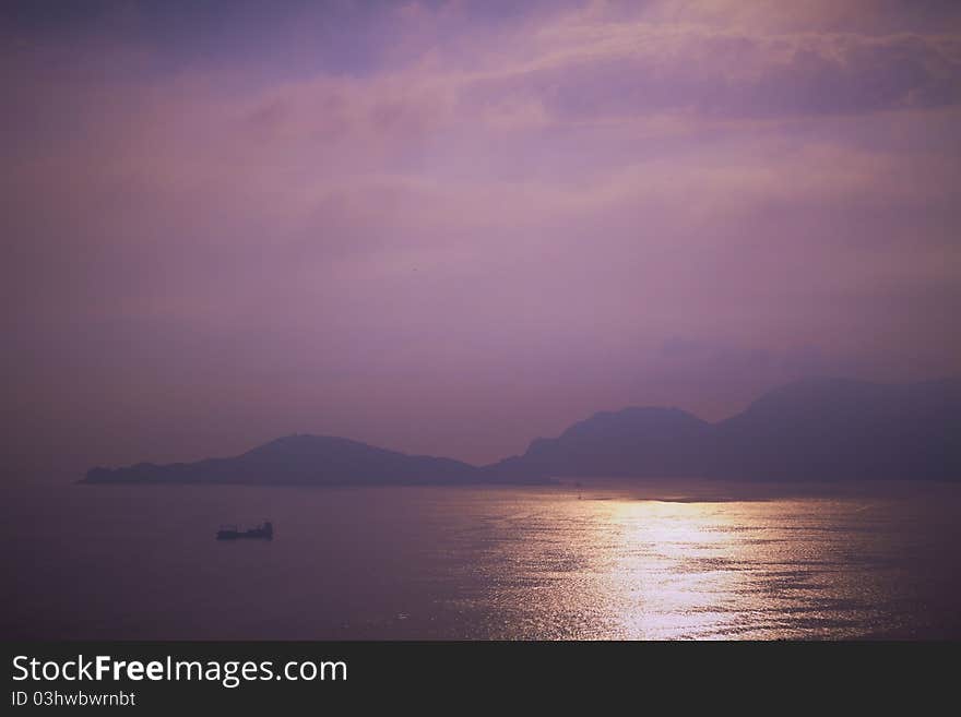 A wonderful landscape of Gulf of Poets. The Gulf of Poets goes from Lerici to Portovenere, Liguria, Italy. A wonderful landscape of Gulf of Poets. The Gulf of Poets goes from Lerici to Portovenere, Liguria, Italy.