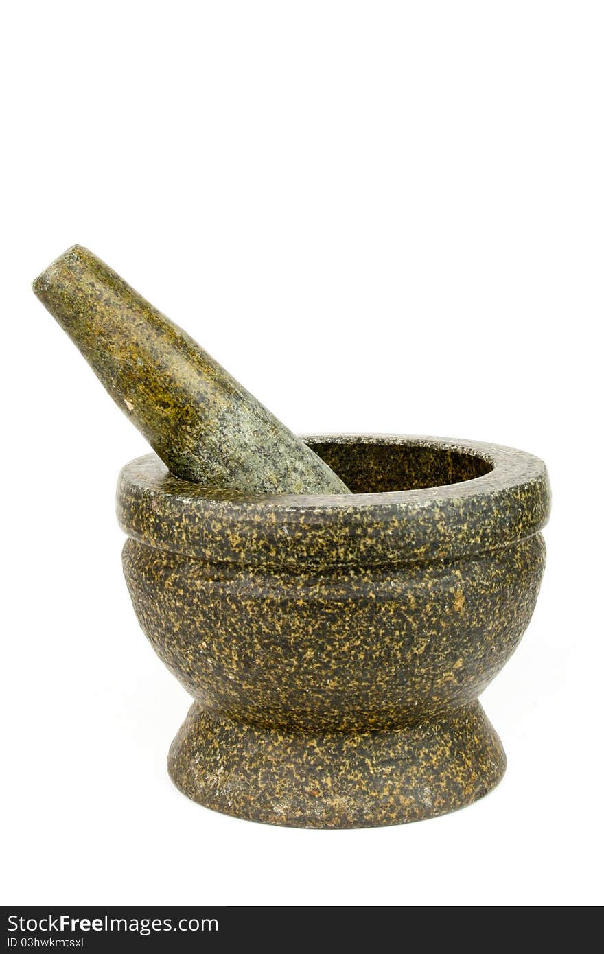 Stone Mortar And Pestle