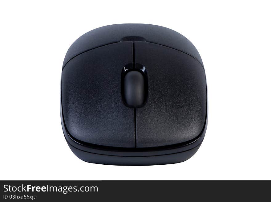 Computer Mouse Front View Isolated.