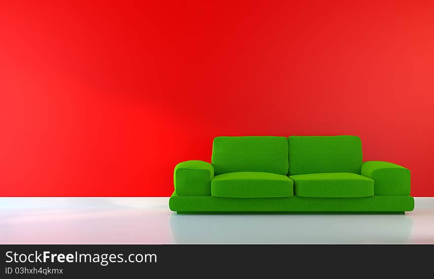 Red interior