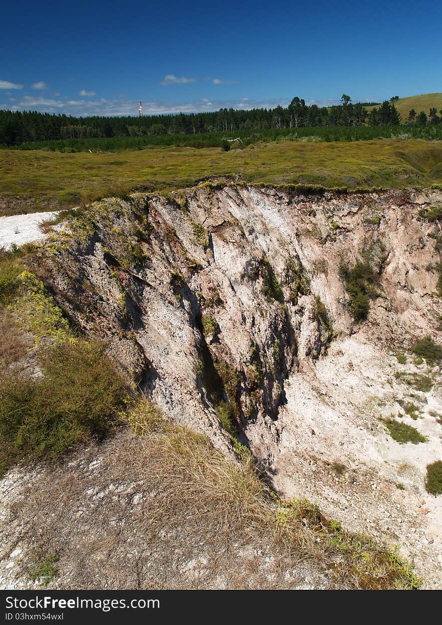 Craters of the Moon, volcanic thermal area, New Zealand