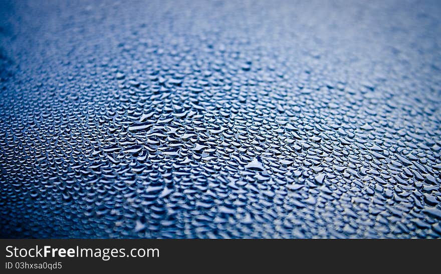 Abstract image of droplets of water