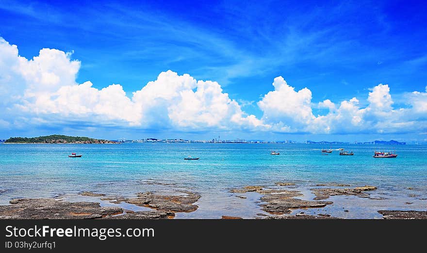 Naban beach at Lhan island, Thailand. Naban beach at Lhan island, Thailand