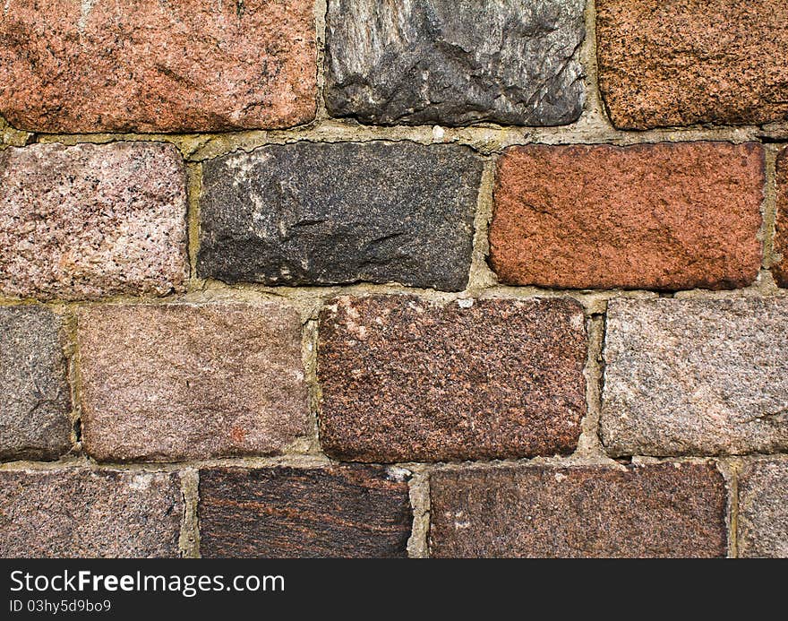 Part of a wall of a building