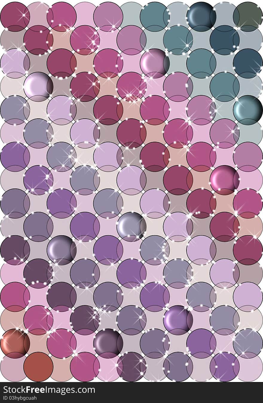 Background image of glittering cirles and dots, in Blues to purples - berry colours. Background image of glittering cirles and dots, in Blues to purples - berry colours