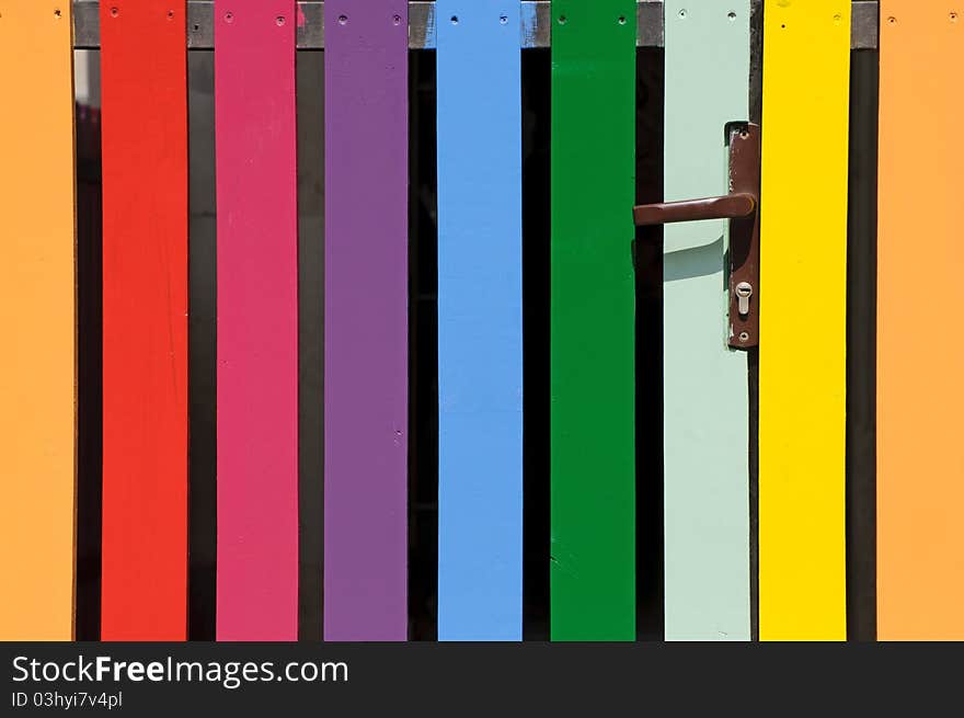 Colorful Fence