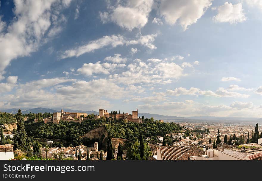 Aerial View Of Granada